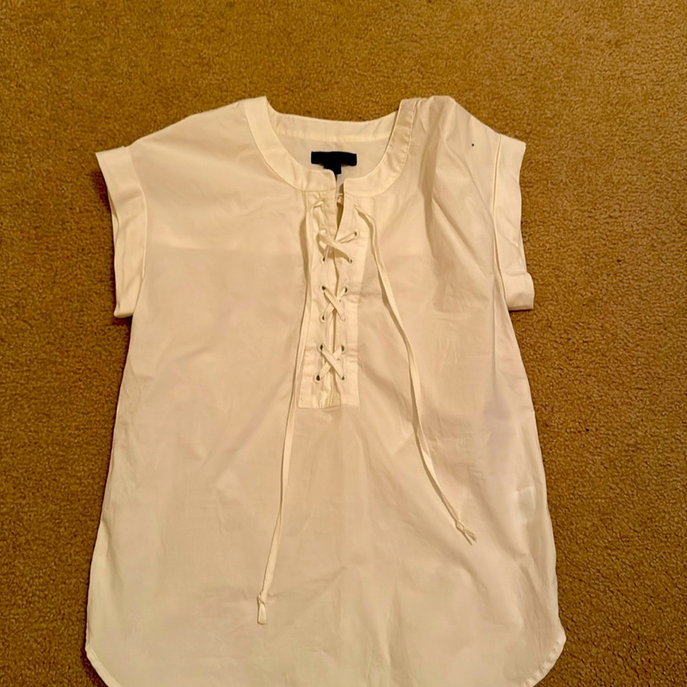 White J. Crew top